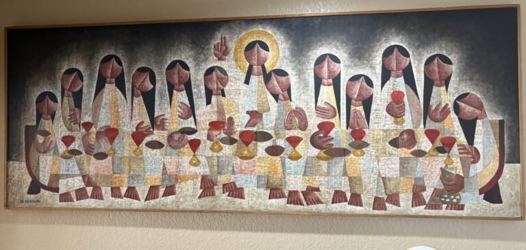 Mid-Century Mexican Modernist “The Last Supper” by José María de Servín
